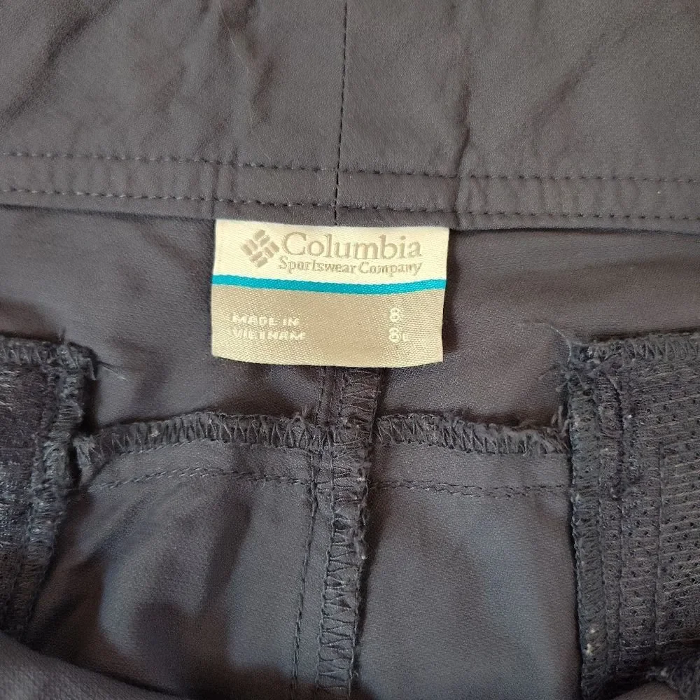 Columbia Omni-Wick Navy Blue Hiking Shorts Womens 8